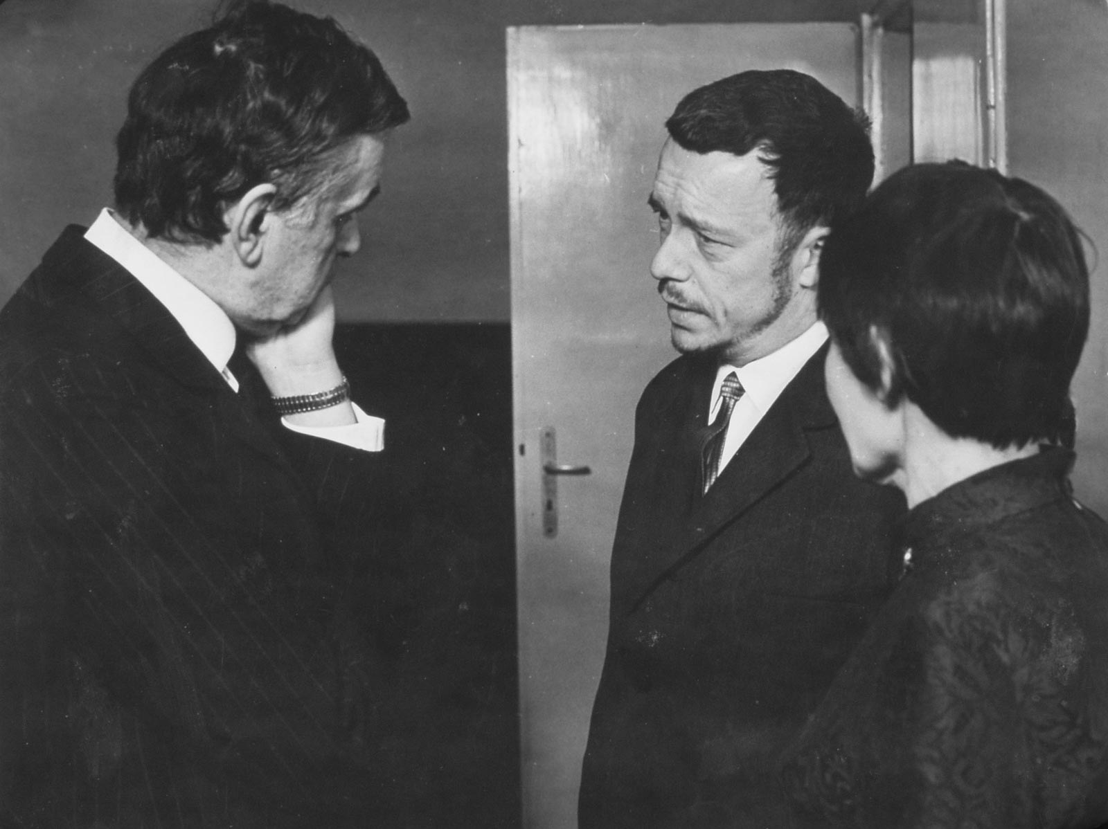Z Marią Jaremą i Bohdanem Urbanowiczem, ok. 1957